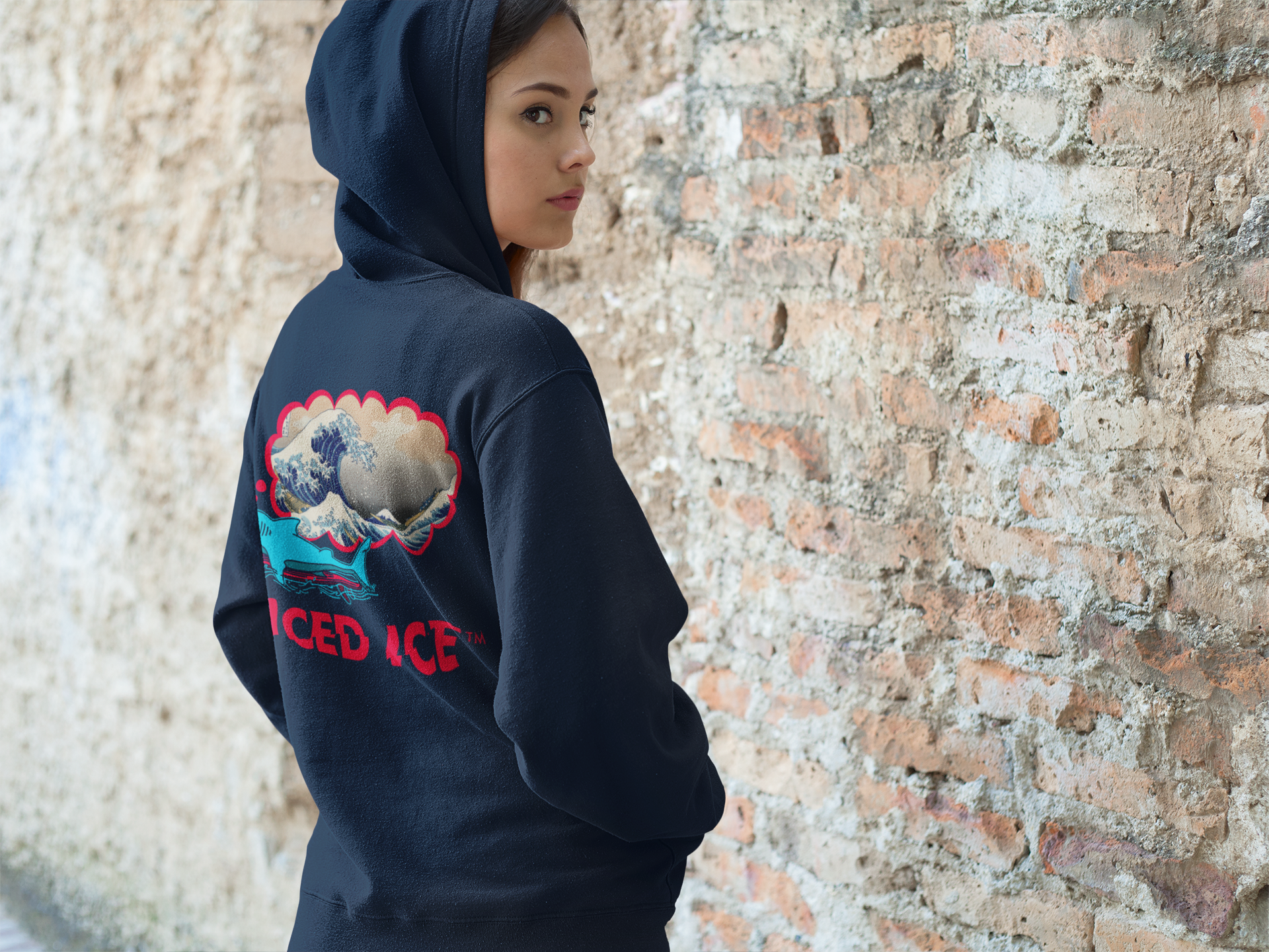Big Wave Graphic Adventure Hoodie – Sliced Ice