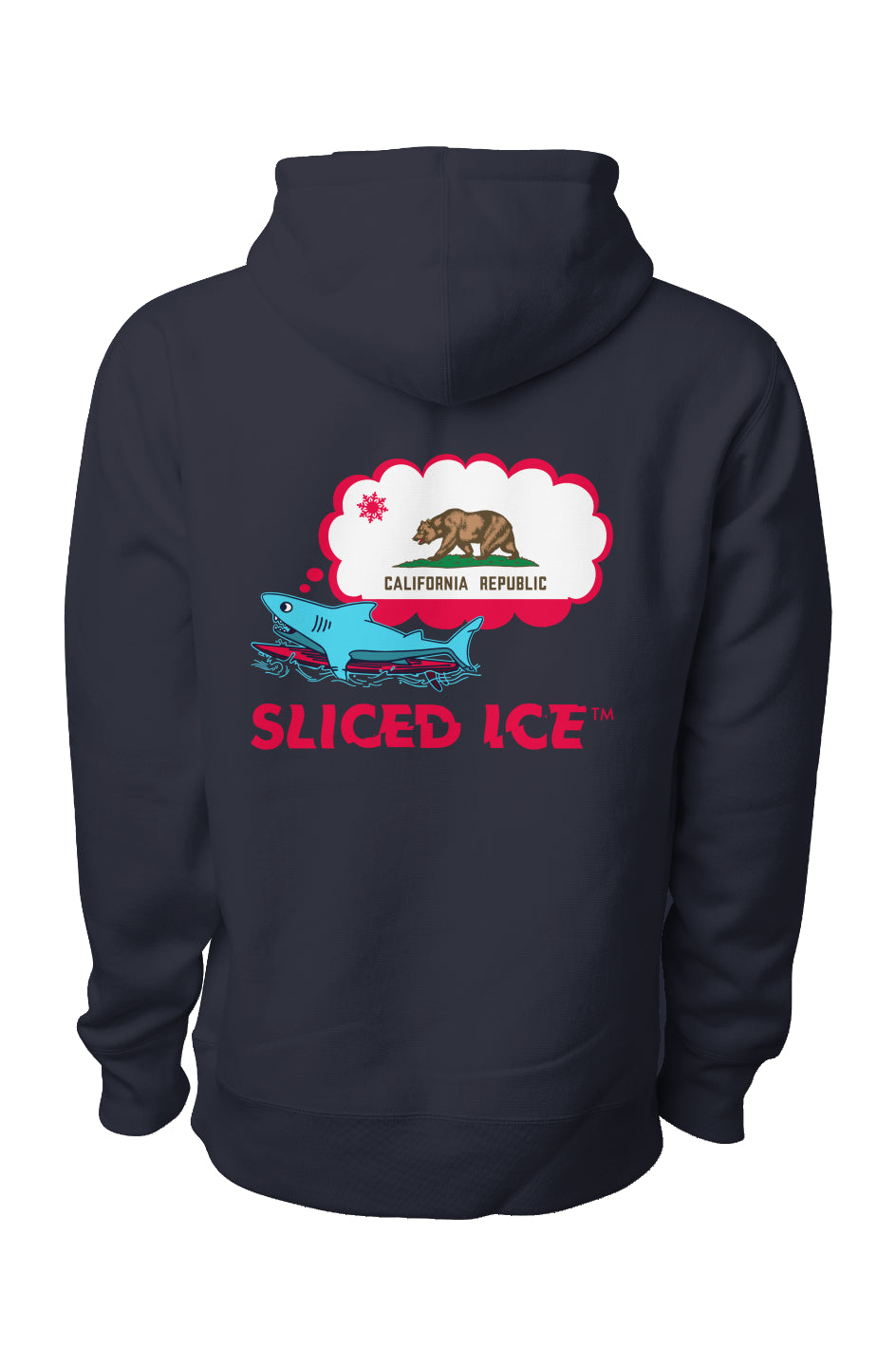 Adventure Hoodie, California Style = Ocean Deep