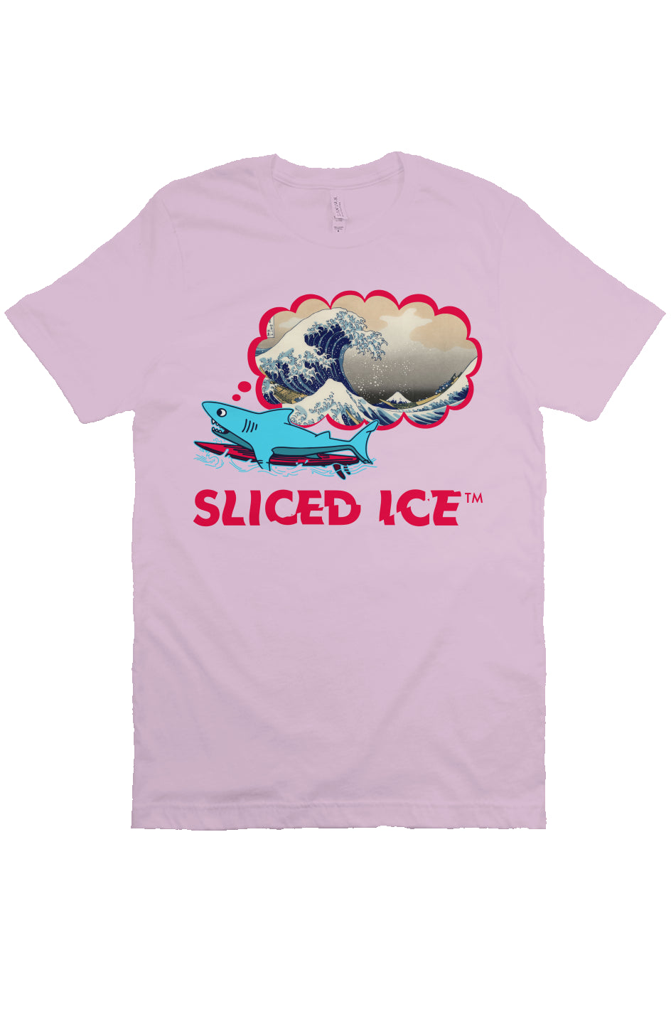 Vintage T-Shirt Big Wave Lilac